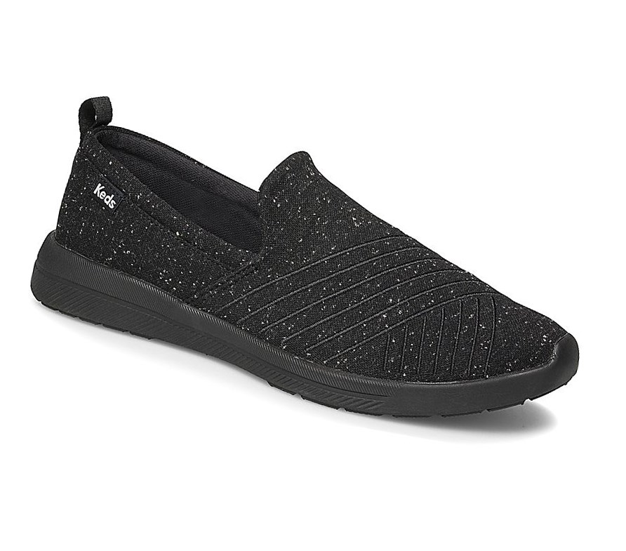 Zapatos con Cordones Keds Studio Hart Jersey Athleisure Mujer Negras | RKE-231509