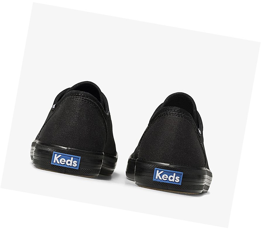 Zapatos con Cordones Keds Washable Kickstart Mujer Negras | XSZ-816537